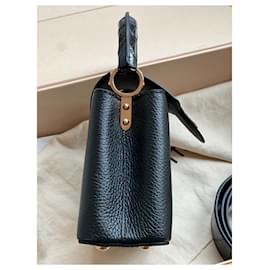 Louis Vuitton-Louis Vuitton mini capucines bag-Black