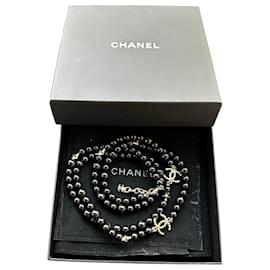 Chanel-Halsketten-Schwarz