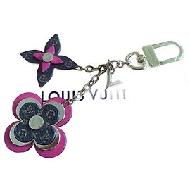 Louis Vuitton Blooming Flowers bag decoration and keychain Pink Gold hardware Monogram