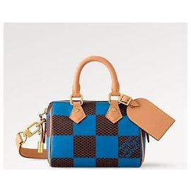 Louis Vuitton LV speedy 18 blu damier pop Blu
