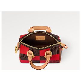 Louis Vuitton LV speedy 18 Damier Pop rosso Rosso