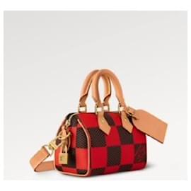 Louis Vuitton-LV speedy 18 Damier Pop rojo-Roja