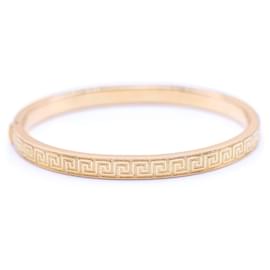 Autre Marque-Bracelet rigide en or de style grec-Doré