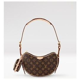 Louis Vuitton Toile Monogram LV Croissant MM Marron