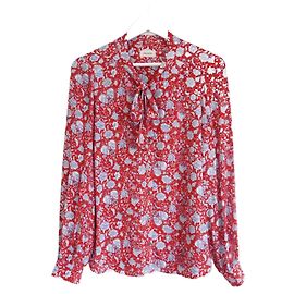 Zadig & Voltaire Taos Flowers Field Hemd Rot