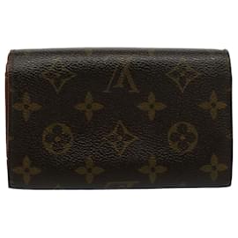 Louis Vuitton-LOUIS VUITTON Monogram Portefeuille Tresol Wallet M61736 LV Auth bs9474-Monogram