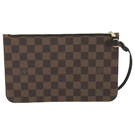 Louis Vuitton-LOUIS VUITTON Damier Ebene Neverfull MM Pouch Accessory Pouch LV Auth 58858-Other