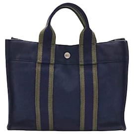 Hermès-Hermès Fourre Tout-Blu navy