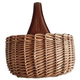 Ganni Borsa laterale Beige Caramello