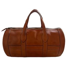 Hermès-travel sac borsa a mano da viaggio Hermes Paris-Marrone