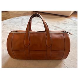 Hermès-travel sac Hermes Paris travel handbag-Brown