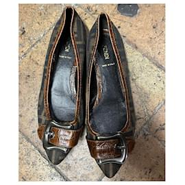 Fendi-Ballet flats-Brown