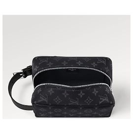 Louis Vuitton Locker Dopp Kit Monogramme Eclipse Noir Noir