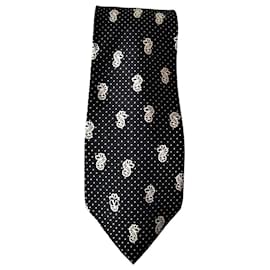 Valentino-cravate-Noir,Blanc