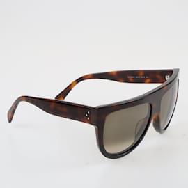 Céline-brown/Black CL41026/S Aviator Sunglasses-Black