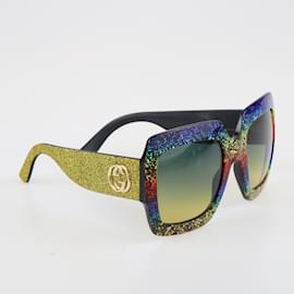 Gucci-GG multicolorido0102s óculos de sol-Multicor