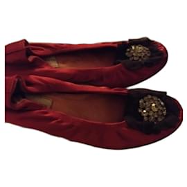 Lanvin-Zapatillas de ballet-Roja