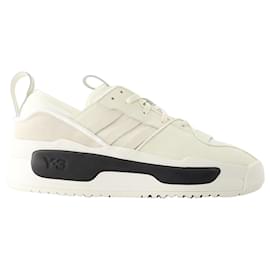 Y3-Rivalry Sneakers - Y-3 - Leather - White-White