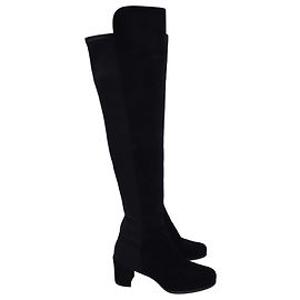 Stuart weitzman 5050 Over-the-knee Boots in Black Suede Black