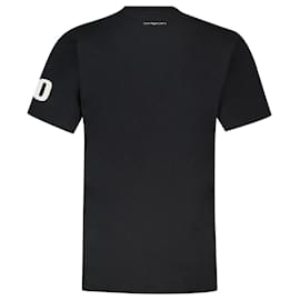 Courreges-Camiseta Ac Straight - Courreges - Algodão - Preto-Preto