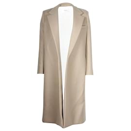 Theory-The Row Demi Trench Coat in Brown Wool-Brown