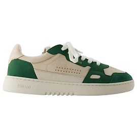 Baskets Dice Lo - Axel Arigato - Cuir - Blanc/Vert chou frisé Blanc