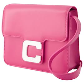 Carel-Michelle Crossbody - Carel - Leather - Pink Fushia-Pink