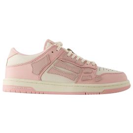 Tênis Skeltop Baixo - Amiri - Couro - Rosa Rosa