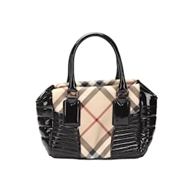 Burberry-Nova Check Luxity Handbag-Black