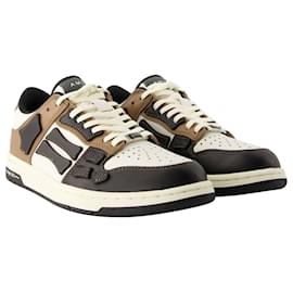 Amiri-Skel Top Low Sneakers - Amiri - Leather - Black/brown-Black
