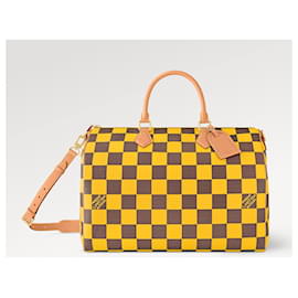 Louis Vuitton-Speedy LV 50 Damier Pop amarelo-Amarelo