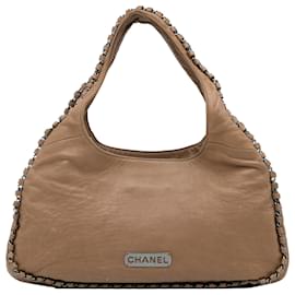 Chanel-Chanel Brown Luxe Ligne Hobo-Brown