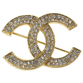 Logo Chanel CC Doré