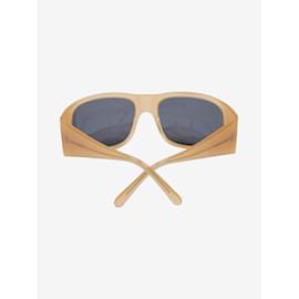 Giorgio Armani-Orange square sunglasses-Orange