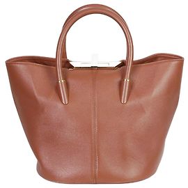 Gabriela Hearst BORSA A MANO IN PELLE MARRONE Marrone