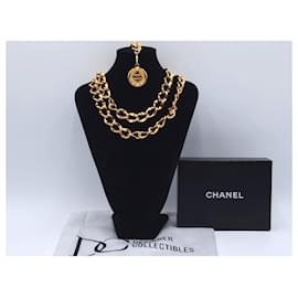 Chanel-Chanel Rue Cambon Chaîne Collier Ceinture-Doré