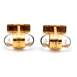 Abotoaduras MONTBLANC em ouro rosa e diamantes Dourado