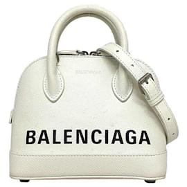 Balenciaga-Balenciaga Ville Top Handle-White