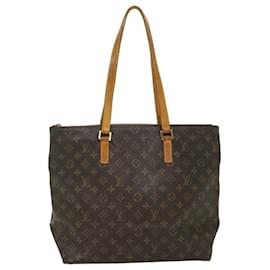 Louis Vuitton-LOUIS VUITTON Monogram Cabas Mezzo Tote Bag M51151 LV Auth ac2269-Monogramme