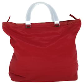 Prada-PRADA Bolso Tote Nylon Rojo Auth bs8927-Roja