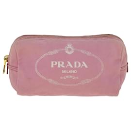 Prada-PRADA Beutel Canvas Pink Auth bs9661-Pink