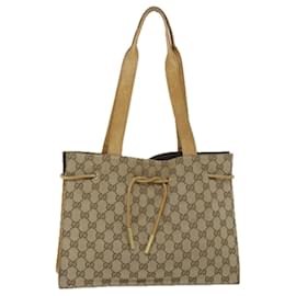 Gucci-GUCCI Borsa tote in tela GG Beige 002 1053 3754 Auth ac2355-Beige