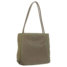 Prada-PRADA Shoulder Bag Nylon Khaki Auth yk9299-Khaki