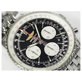 Breitling-BREITLING Navitimer01 Chronograph black Genuine goods AB012012/BB01(AB0120) Mens-Silvery