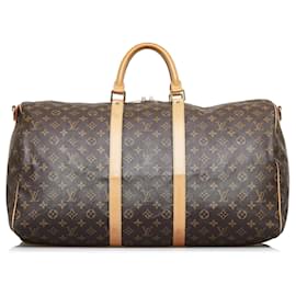 Louis Vuitton-LOUIS VUITTON Travel bags Keepall-Brown