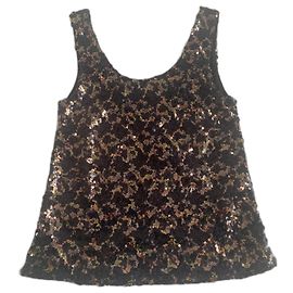 Claudie Pierlot Sleeveless Sequin Top Multicolored Multiple colors