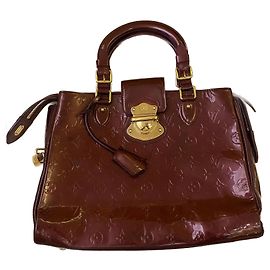 Autre Marque Avenida Louis Vuitton vernis Melrose Bordeaux