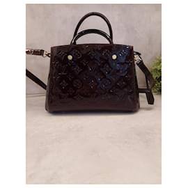 Louis Vuitton-Louis Vuitton, Vernis Montaigne BB Handbag, Brown colour Patent leather-Brown