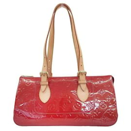 Louis Vuitton-Monogram Vernis Rosewood Avenue Shoulder Bag M93507-Red