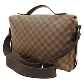 Louis Vuitton-Damier Ebene Broadway in Very Good Condition-Brown